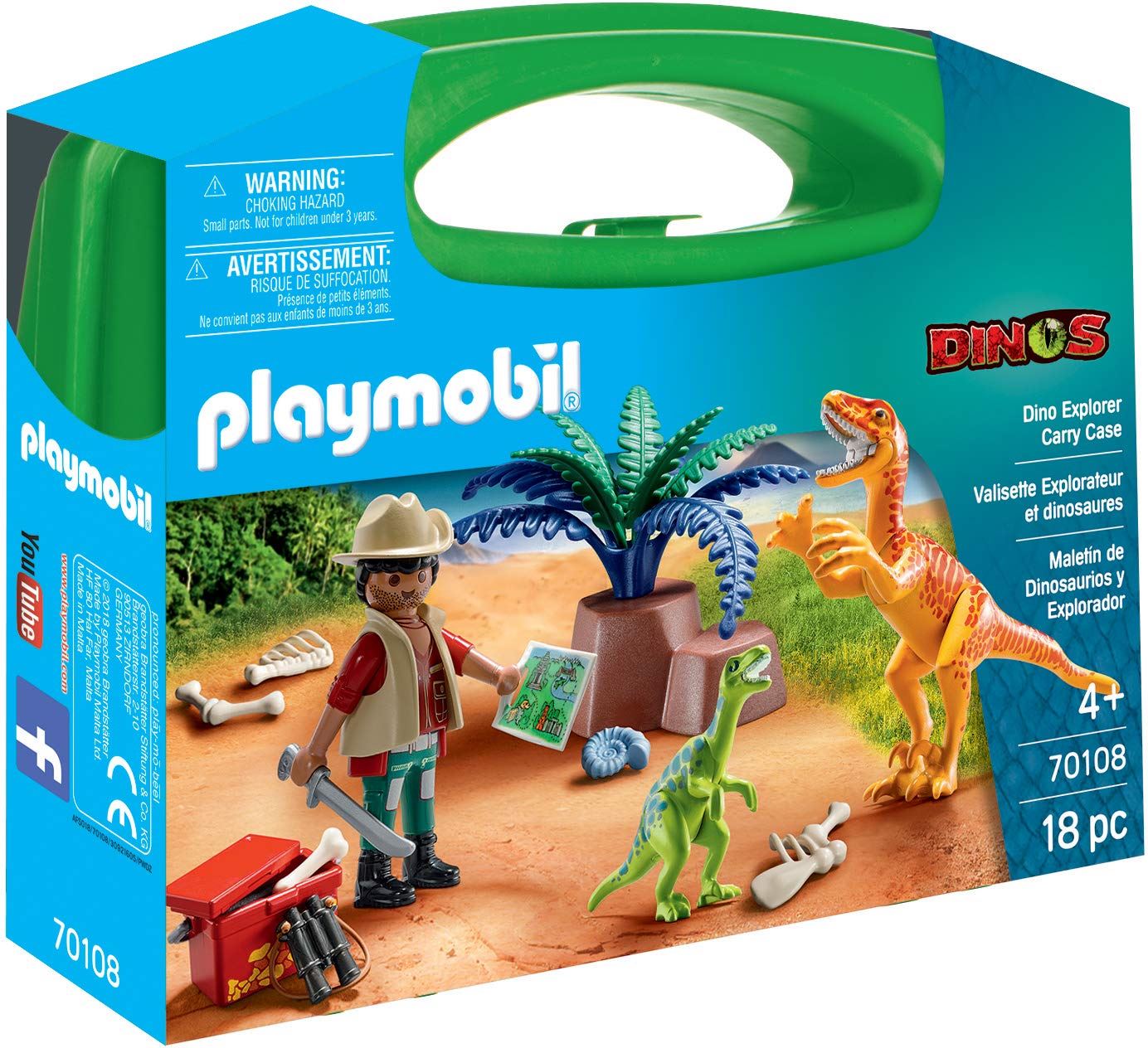 Playmobil Dinos 70108 Dino Explorer Carry Case