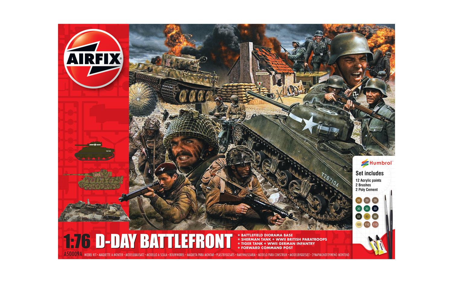 (Bashed) Airfix 1/76 D-Day Battlefront Gift Set (A50009A)