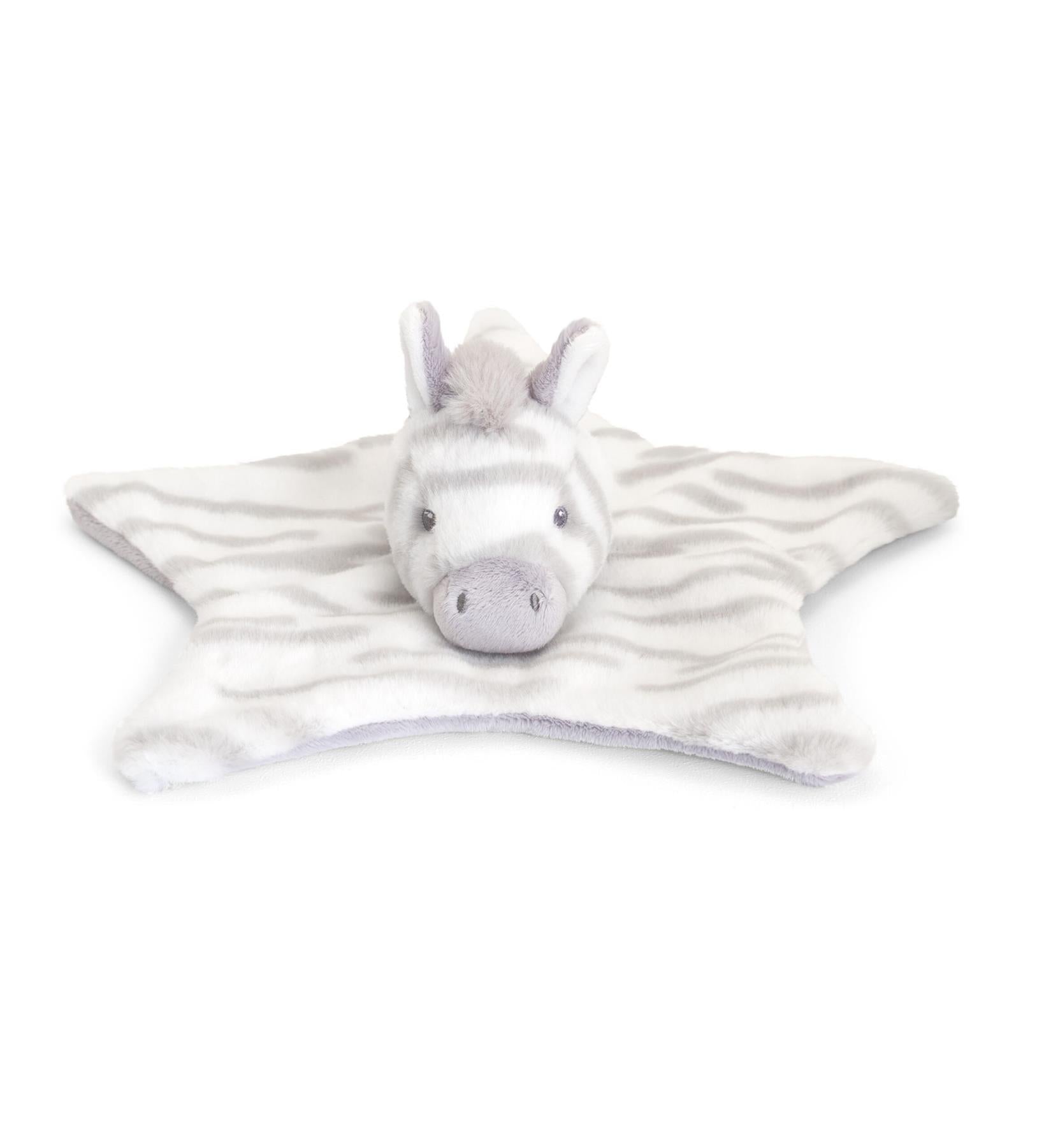 Keeleco Baby Cuddle Zebra Blanket 32cm