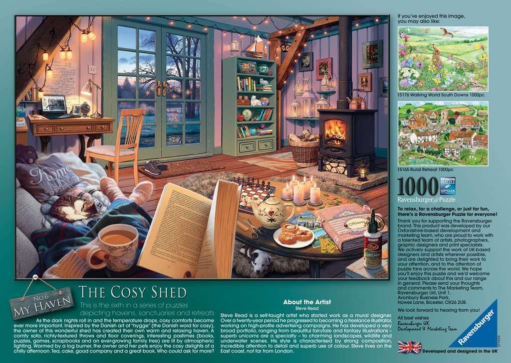 Ravensburger 15175 My Haven No. 6, The Cosy Shed 1000 Piece Jigsaw Puzzle