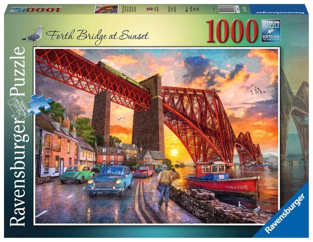 Ravensburger Forth Bridge at Sunset 1000 Piece Jigsaw Puzzle