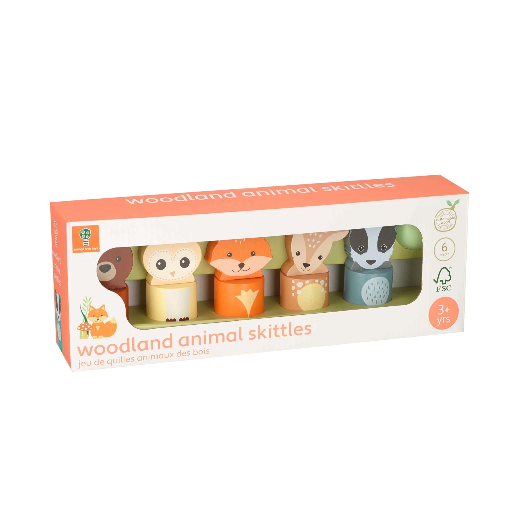 Orange Tree Toys Woodland Skittles