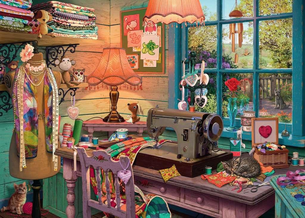 Ravensburger The Sewing Shed 1000 Piece Jigsaw Puzzle