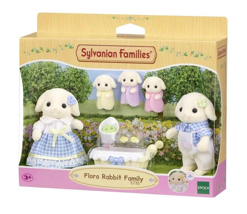 Sylvanian Families Flora Rabbit Family