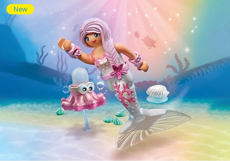 Playmobil Special Plus 71477 Mermaid with Squirt Octopus