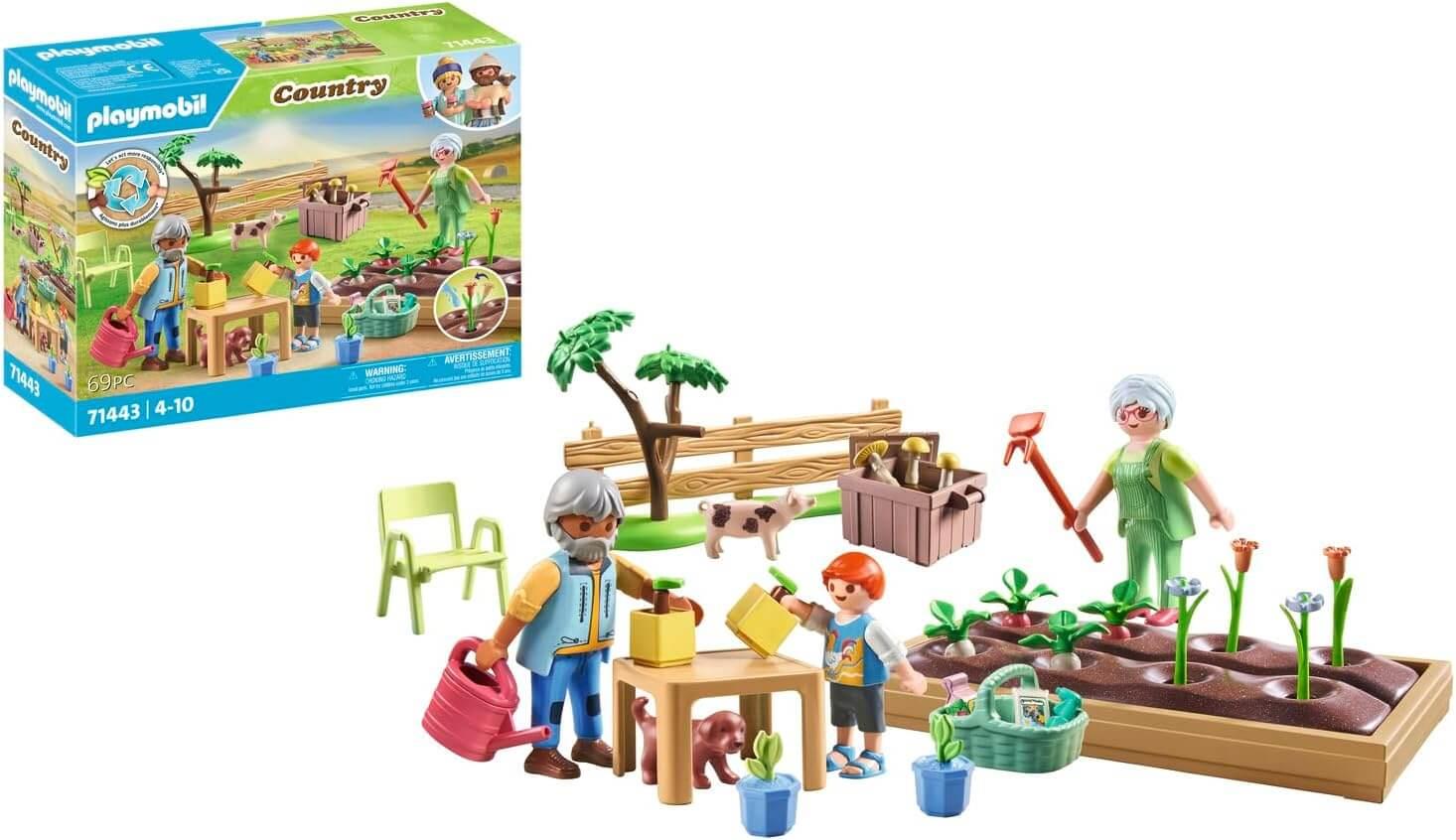 Playmobil Country 71443 Vegetable Garden with Grandparents
