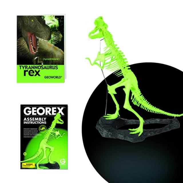 Geoworld Georex - Tyrannosaurus Rex-Glow In The Dark Skeleton
