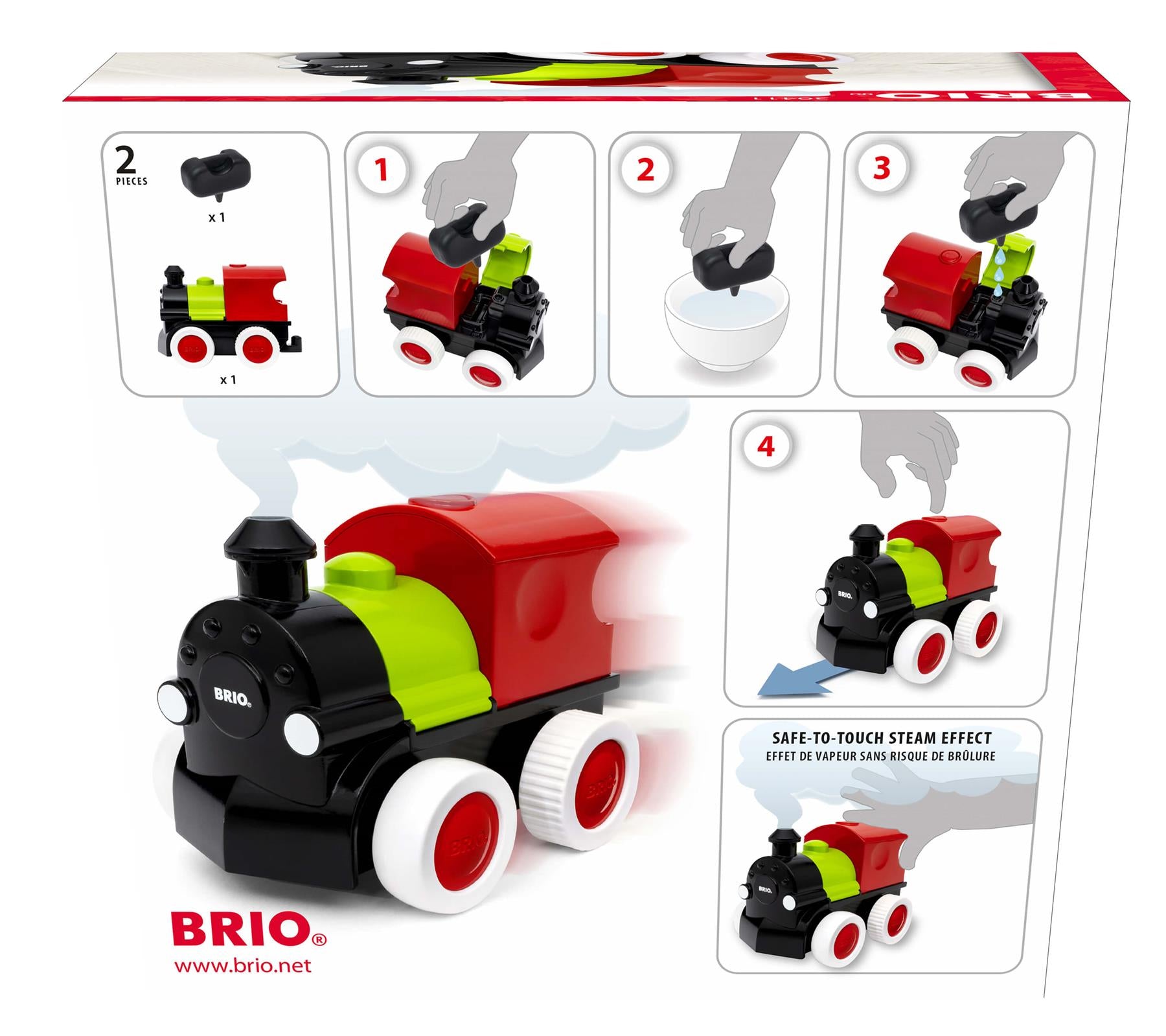 Brio Toddler 30411 Steam and Go Train