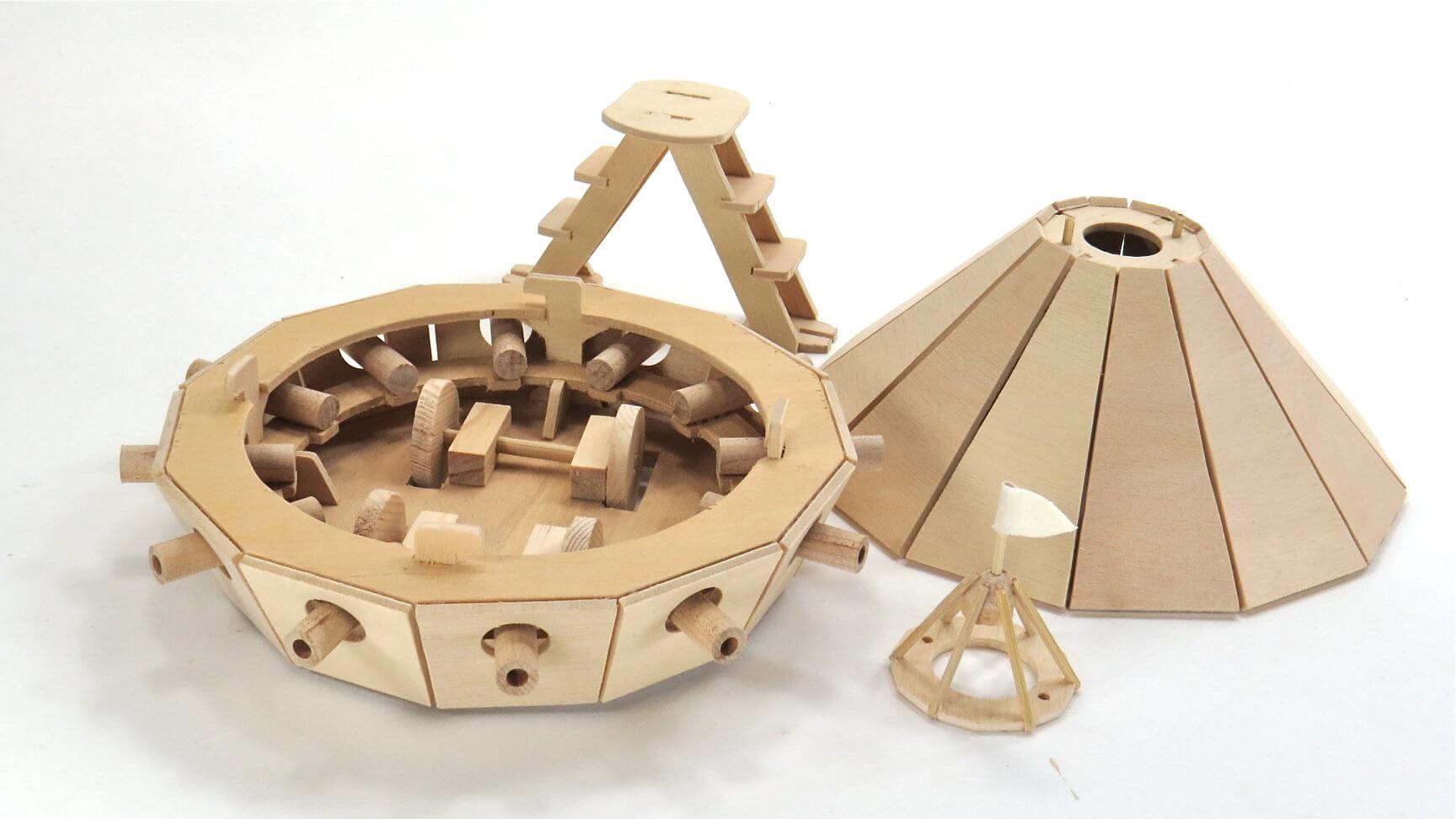 Build A Wooden Da Vinci Tank Kit
