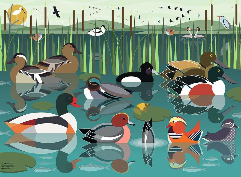 Ravensburger I Like Birds - Waterlands 500 Piece Jigsaw Puzzle