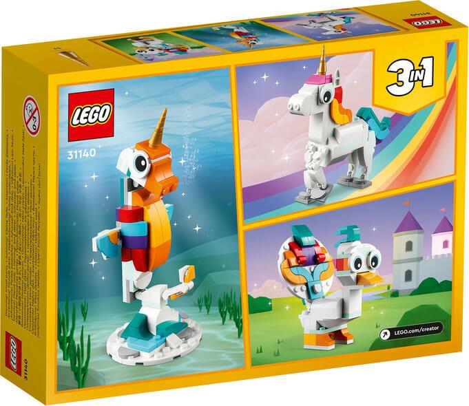 Lego Creator 3in1 31140 Magical Unicorn