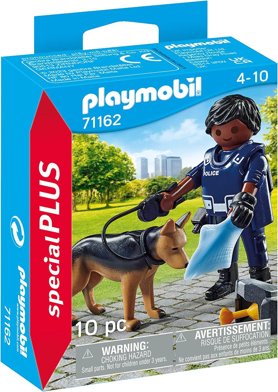Playmobil Special Plus 71162 Policeman with Dog