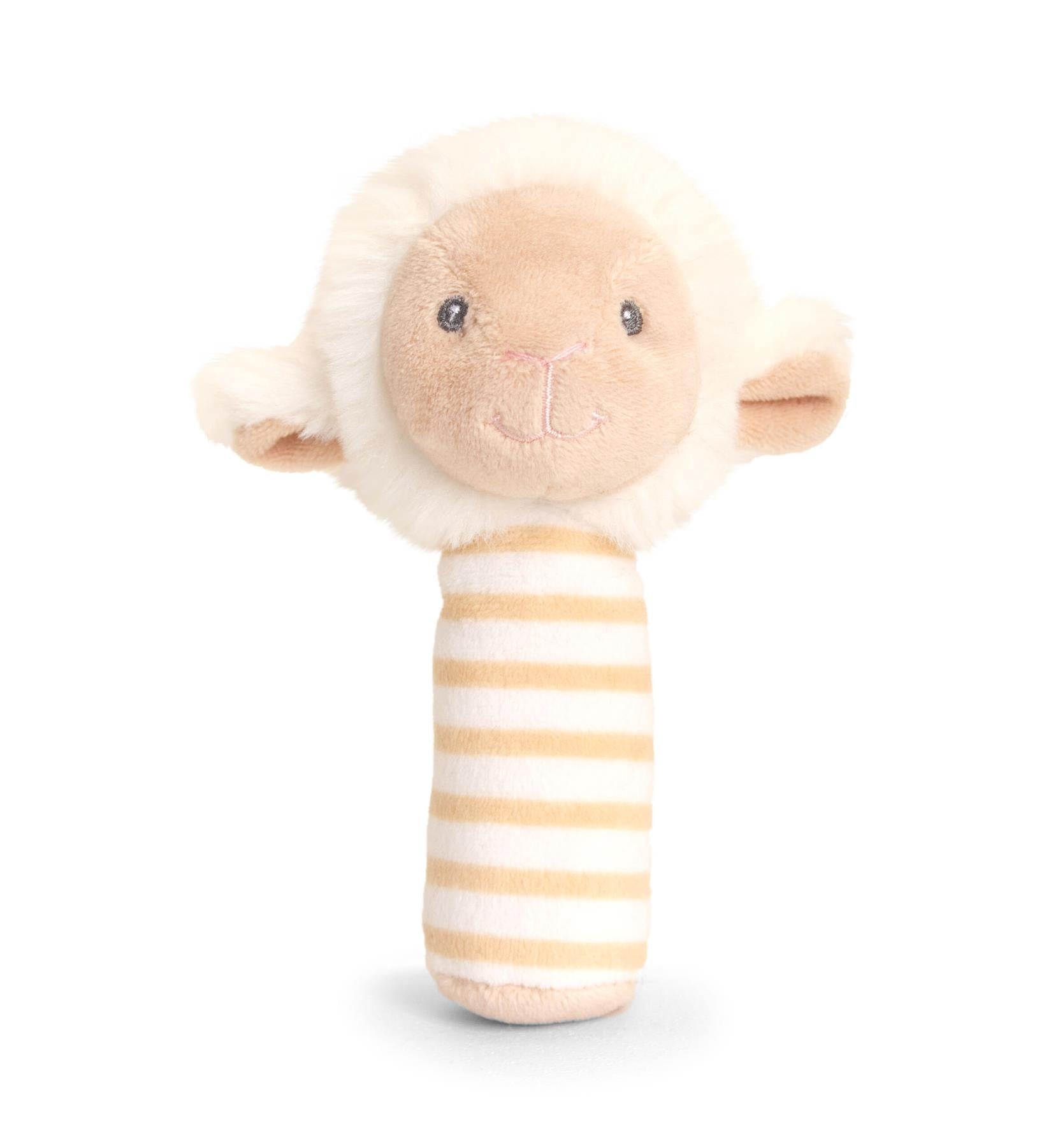 Keeleco Baby Lullaby Lamb Stick Rattle 14cm
