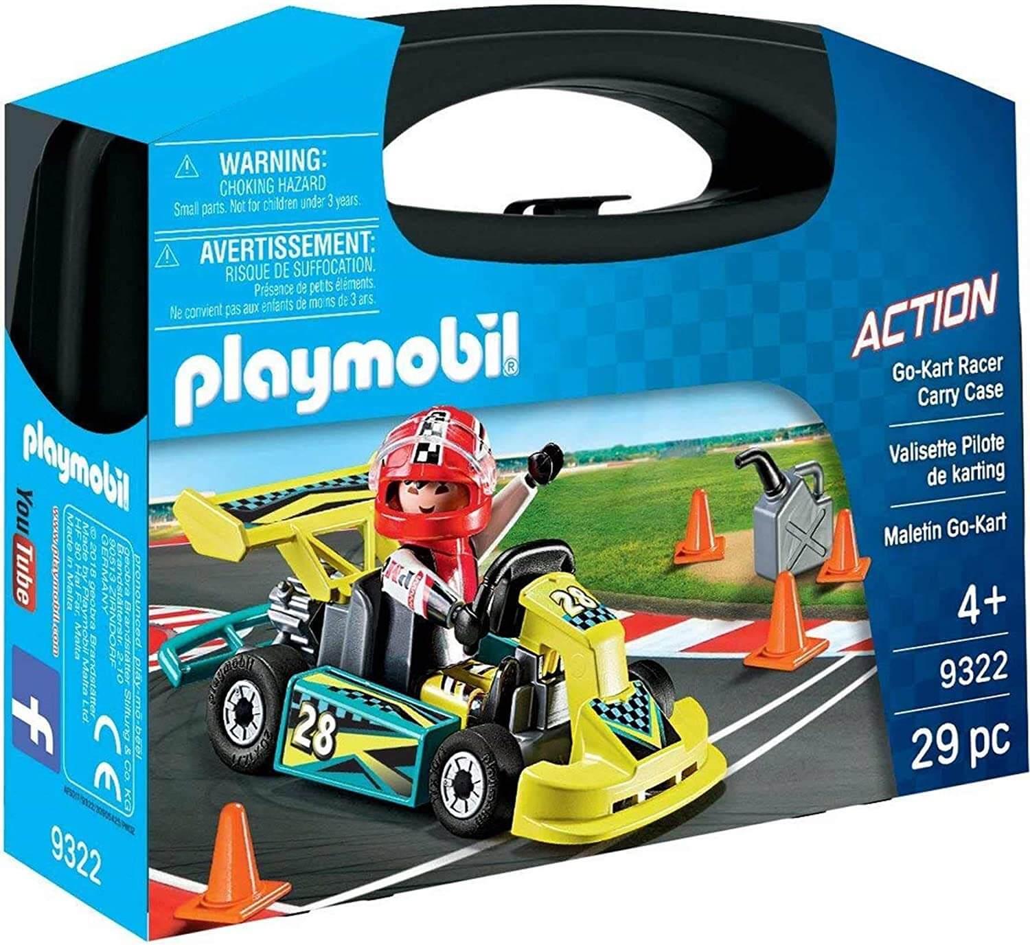 Playmobil Action 9322 Go-Kart Racer Carry Case