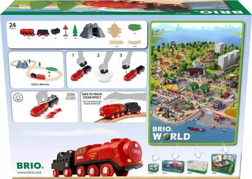 Brio World 36017 Steaming Train Set