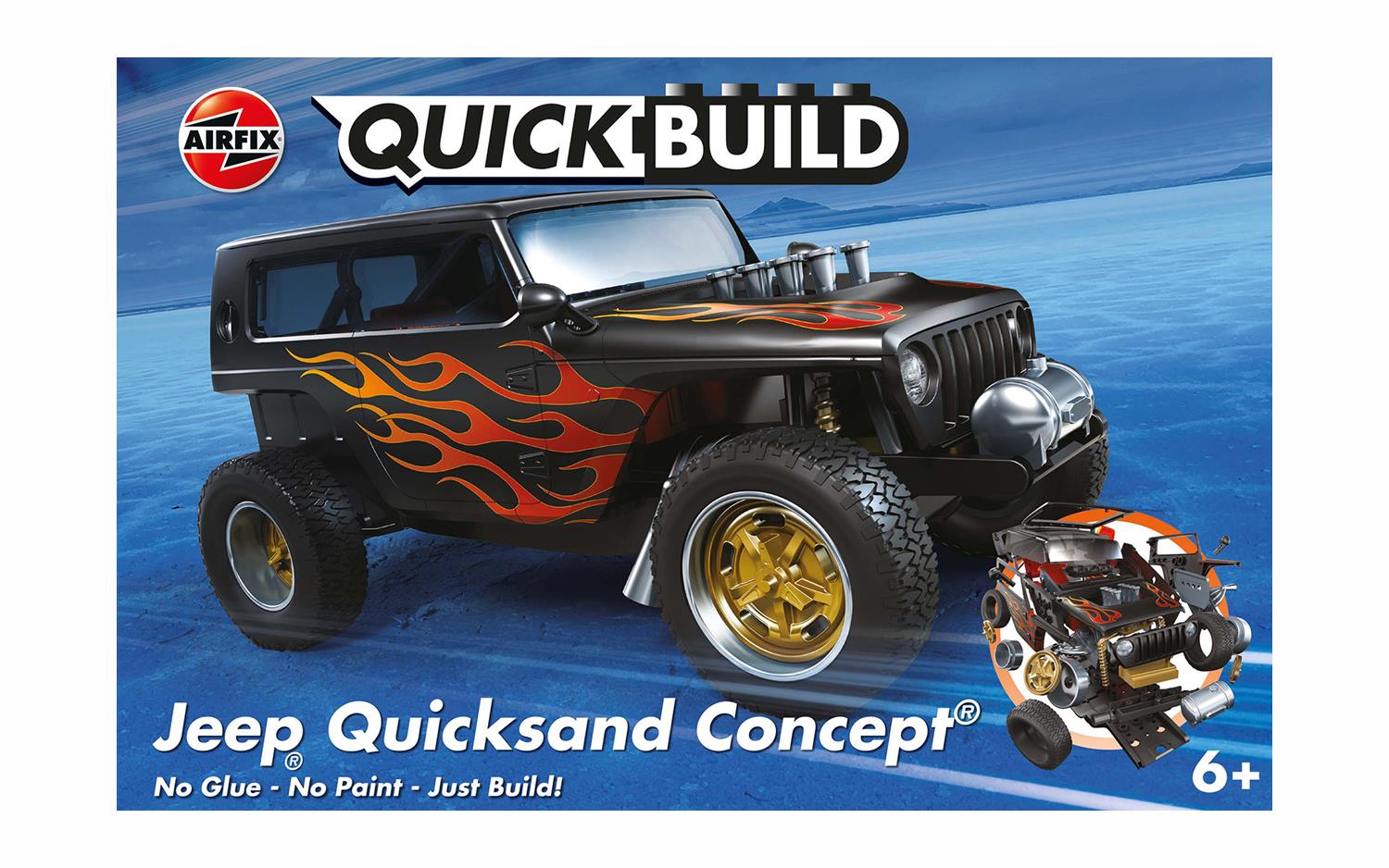 Airfix QUICKBUILD Jeep 'Quicksand' (J6038)