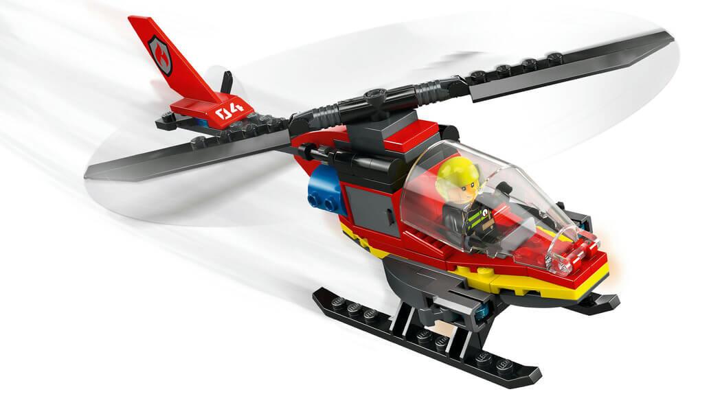 Lego City 60411 Fire Rescue Helicopter
