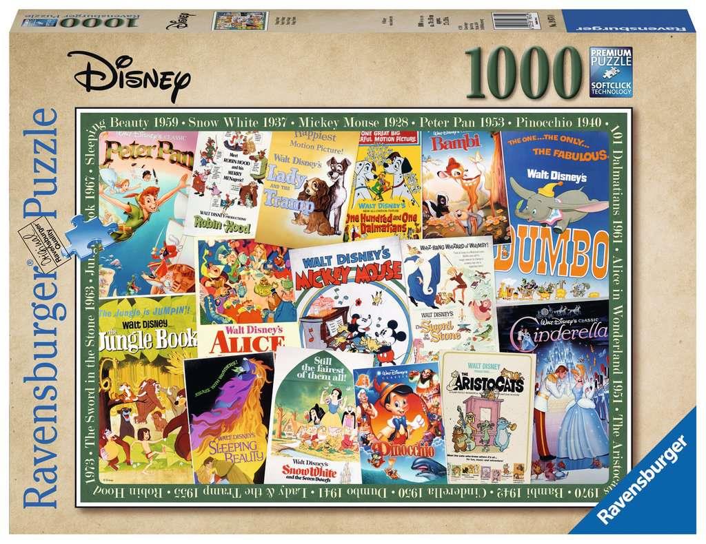 Ravensburger Disney Vintage Movie Poster 1000 Piece Jigsaw Puzzle