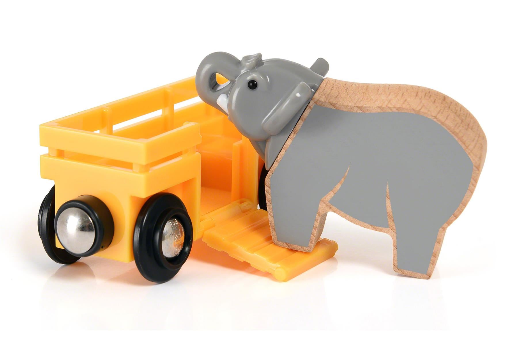 Brio World 33969 Elephant and Wagon