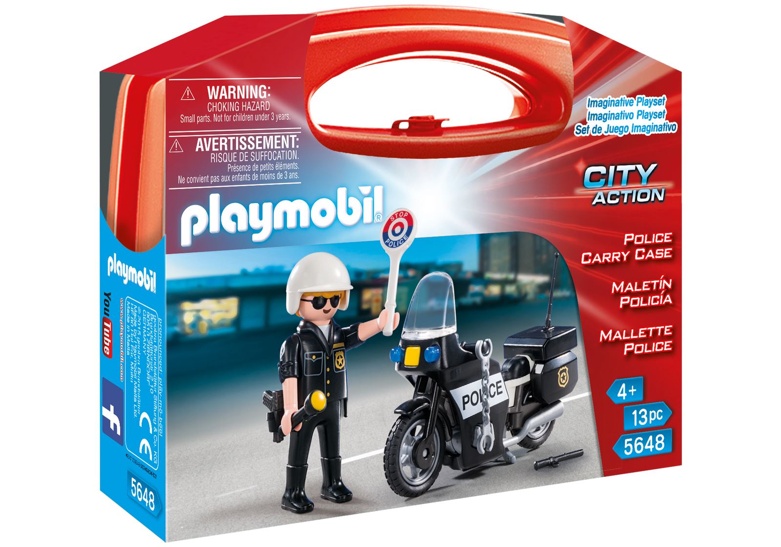 Playmobil City Action 5648 Police Carry Case