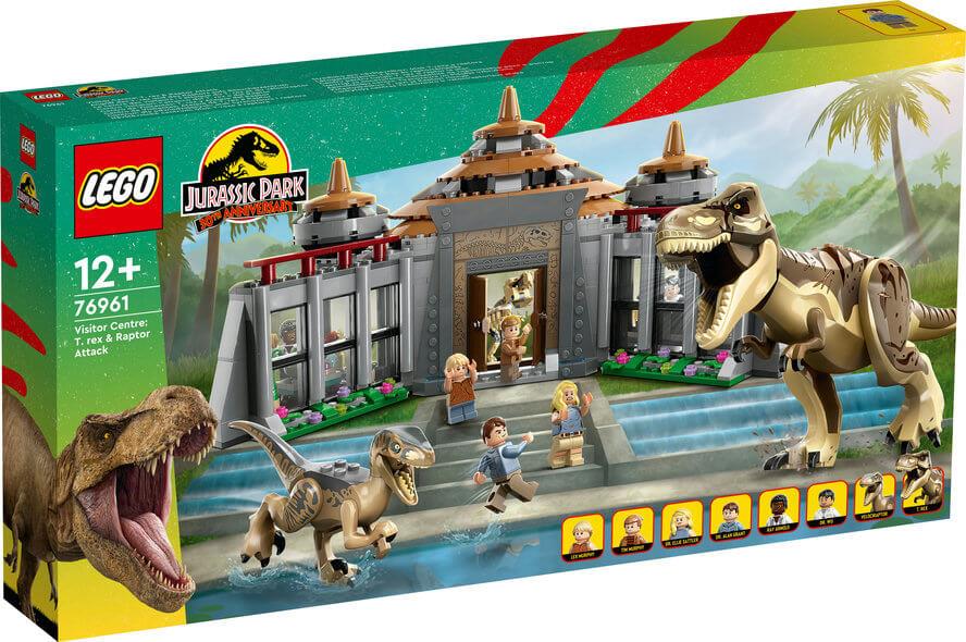 Lego Jurassic World 76961 Visitor Center: T. rex & Raptor Attack