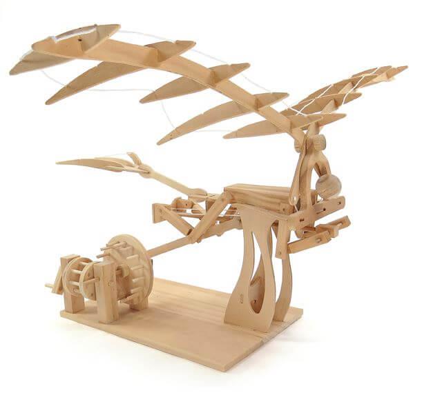 Build A Wooden Da Vinci Ornithopter Kit