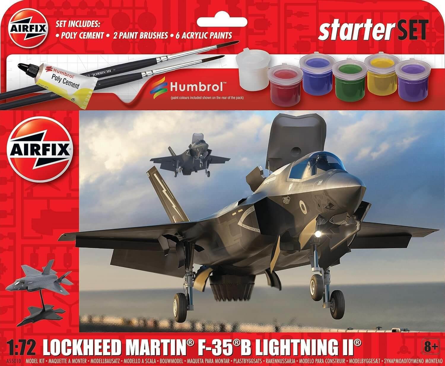 Airfix - Starter Set - Lockheed Martin F-35B Lightning II