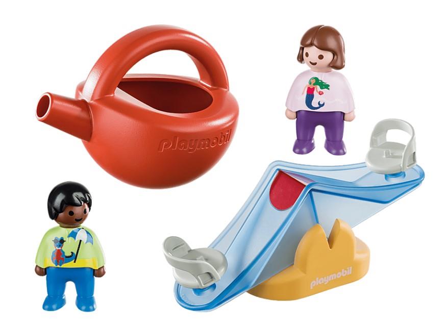 Playmobil 1.2.3 Aqua 70269 Water Seesaw with Watering Can
