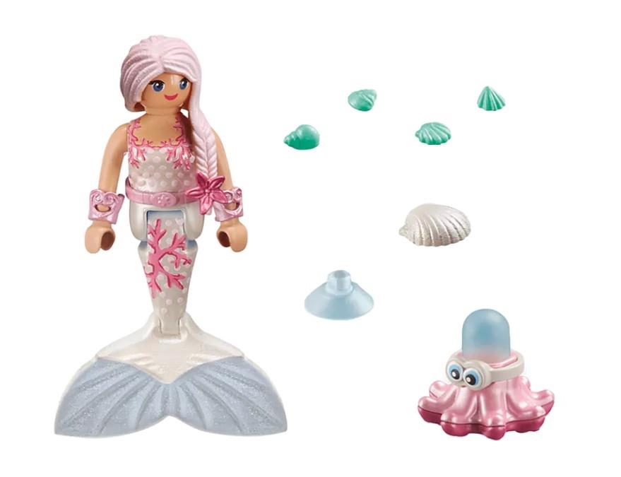 Playmobil Special Plus 71477 Mermaid with Squirt Octopus