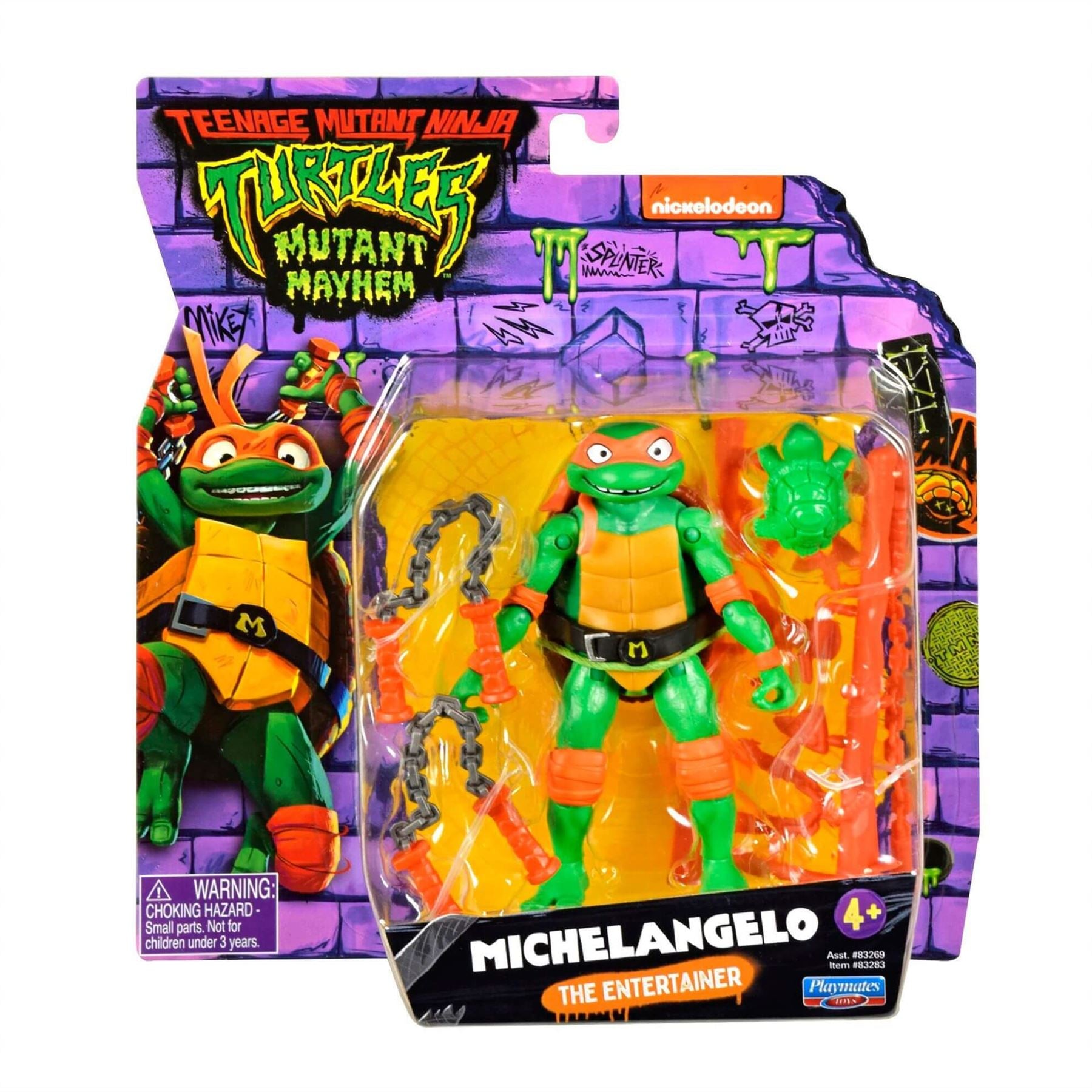 Teenage Mutant Ninja Turtles Movie Basic Figure - Michelangelo