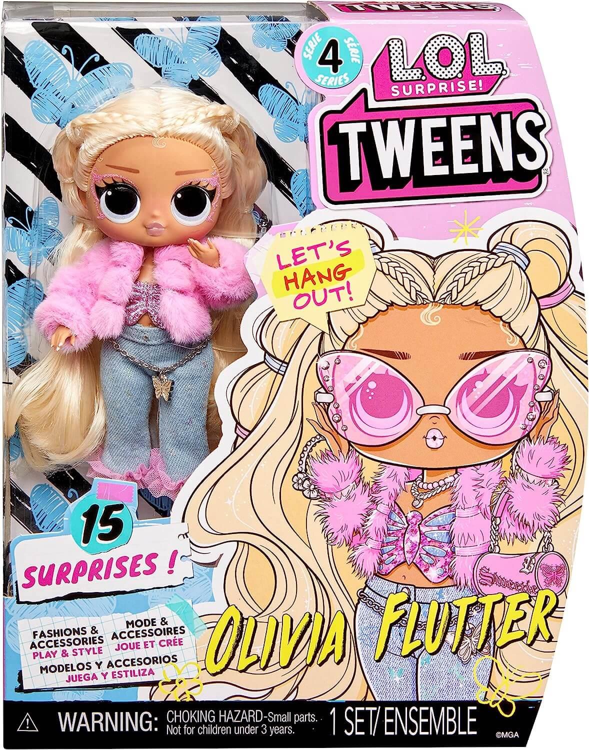 LOL Surprise Tweens Series 4 Fashion Doll Olivia Flutter with 15 Surprises