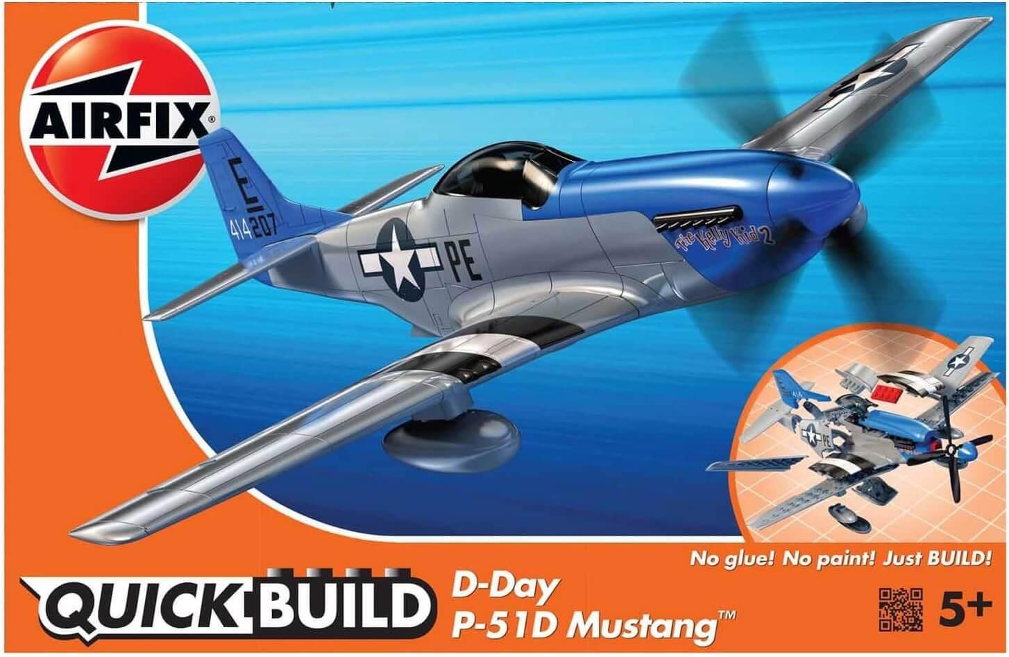Airfix - QUICKBUILD D-Day P-51D Mustang