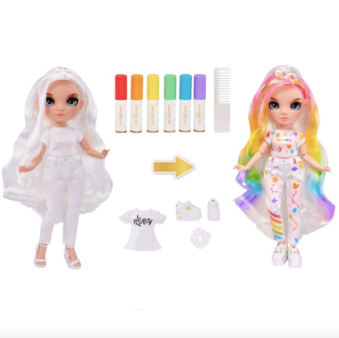 Rainbow High Colour & Create Fashion DIY Doll with Blue Eyes