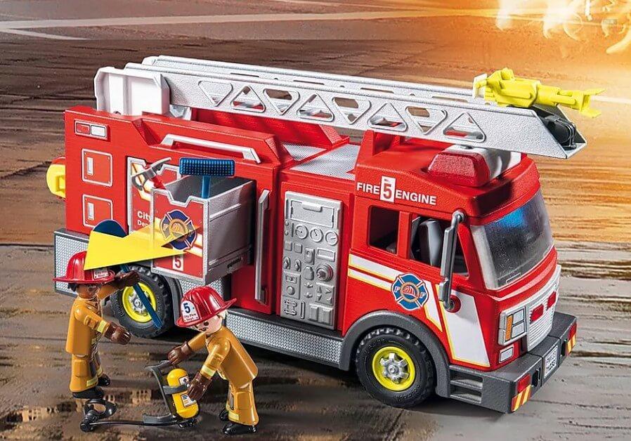 Playmobil City Action 71233 Fire Truck with Flashing Lights