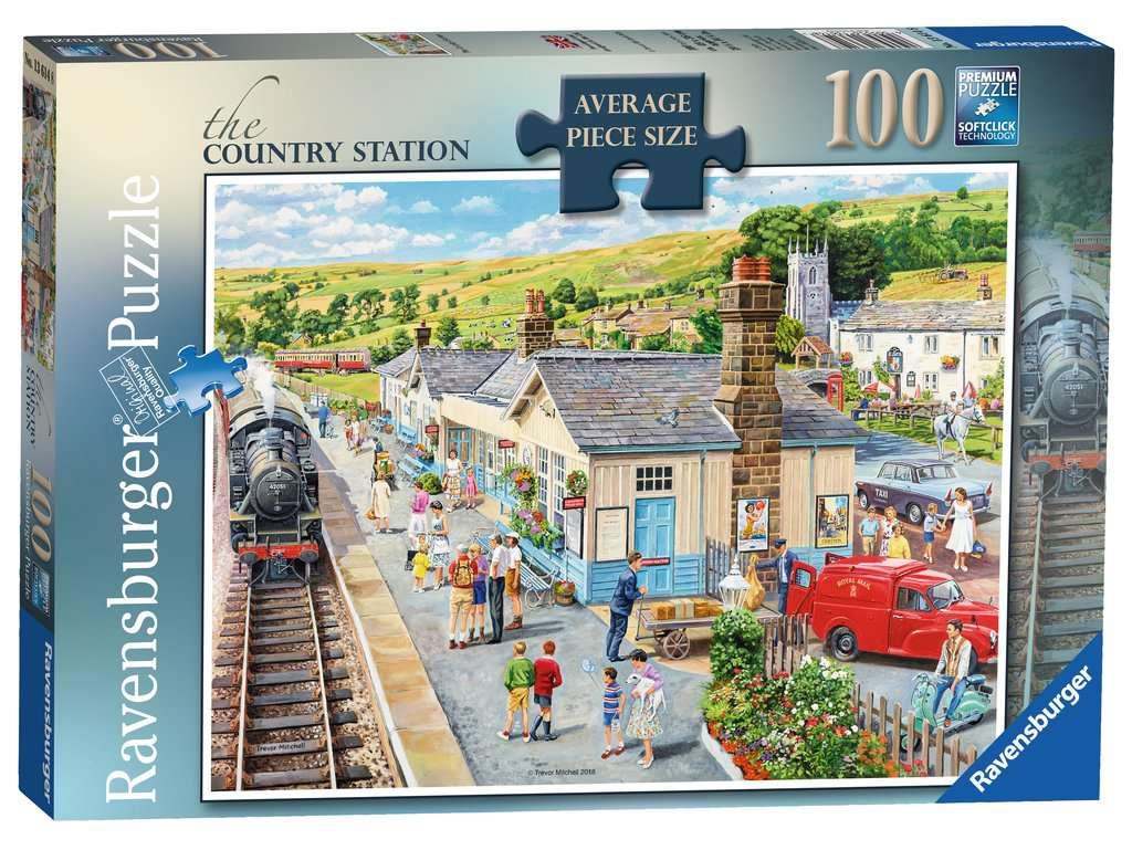 Ravensburger The Country Station 100 Piece Jigsaw Puzzle