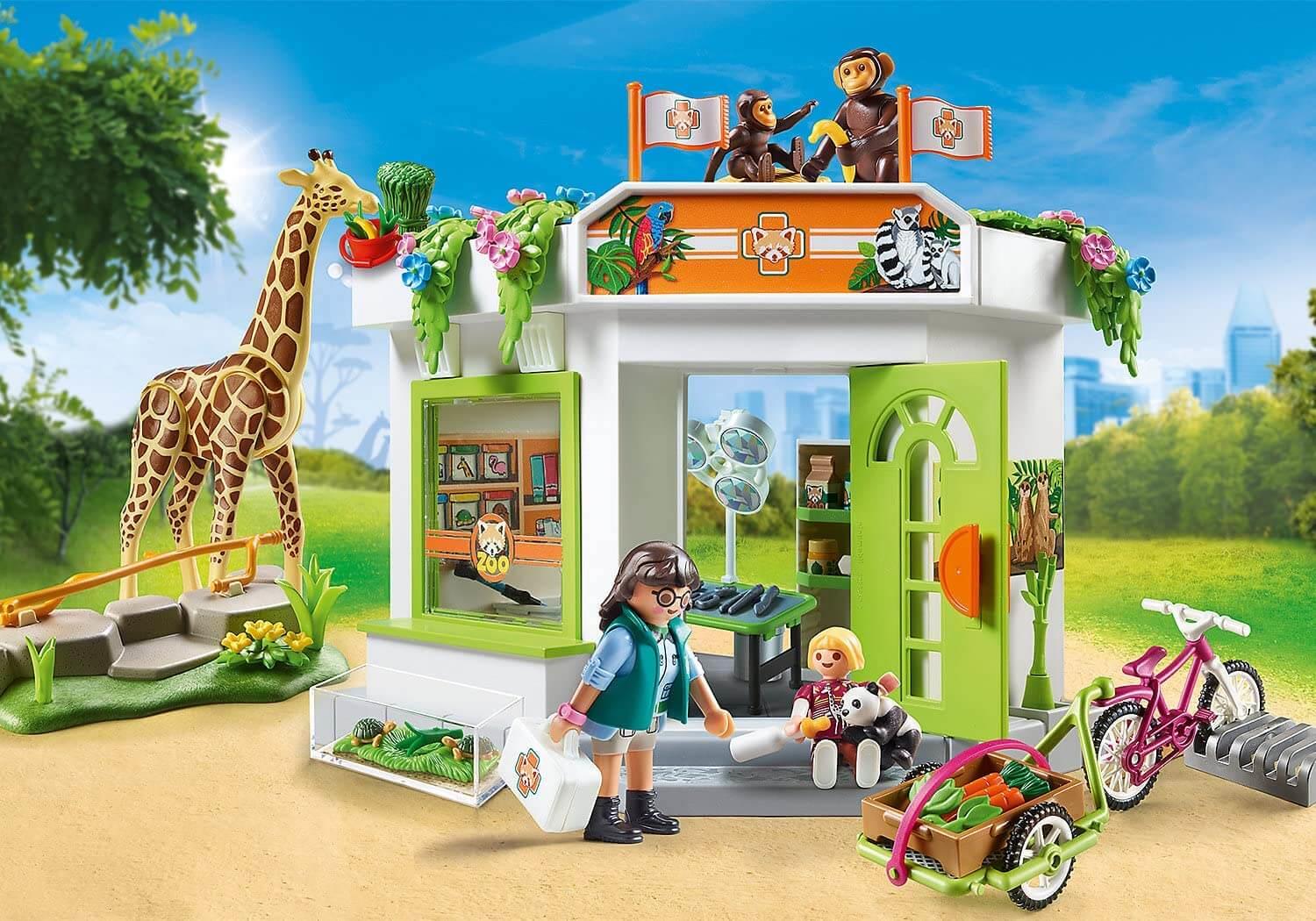 Playmobil Family Fun 70900 Zoo Veterinary Practice