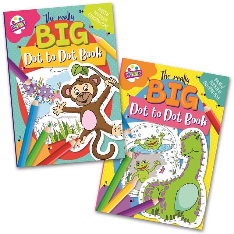 Children's Super Jumbo Dot To Dot Colouring Activity Book