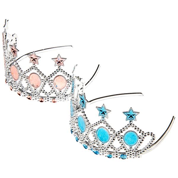 Children's Princess Tiara Dress Up Accessory in Pink or Blue