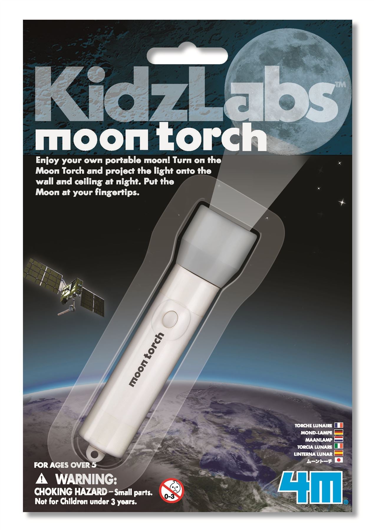 Great Gizmos 4M KidzLabs Moon Torch