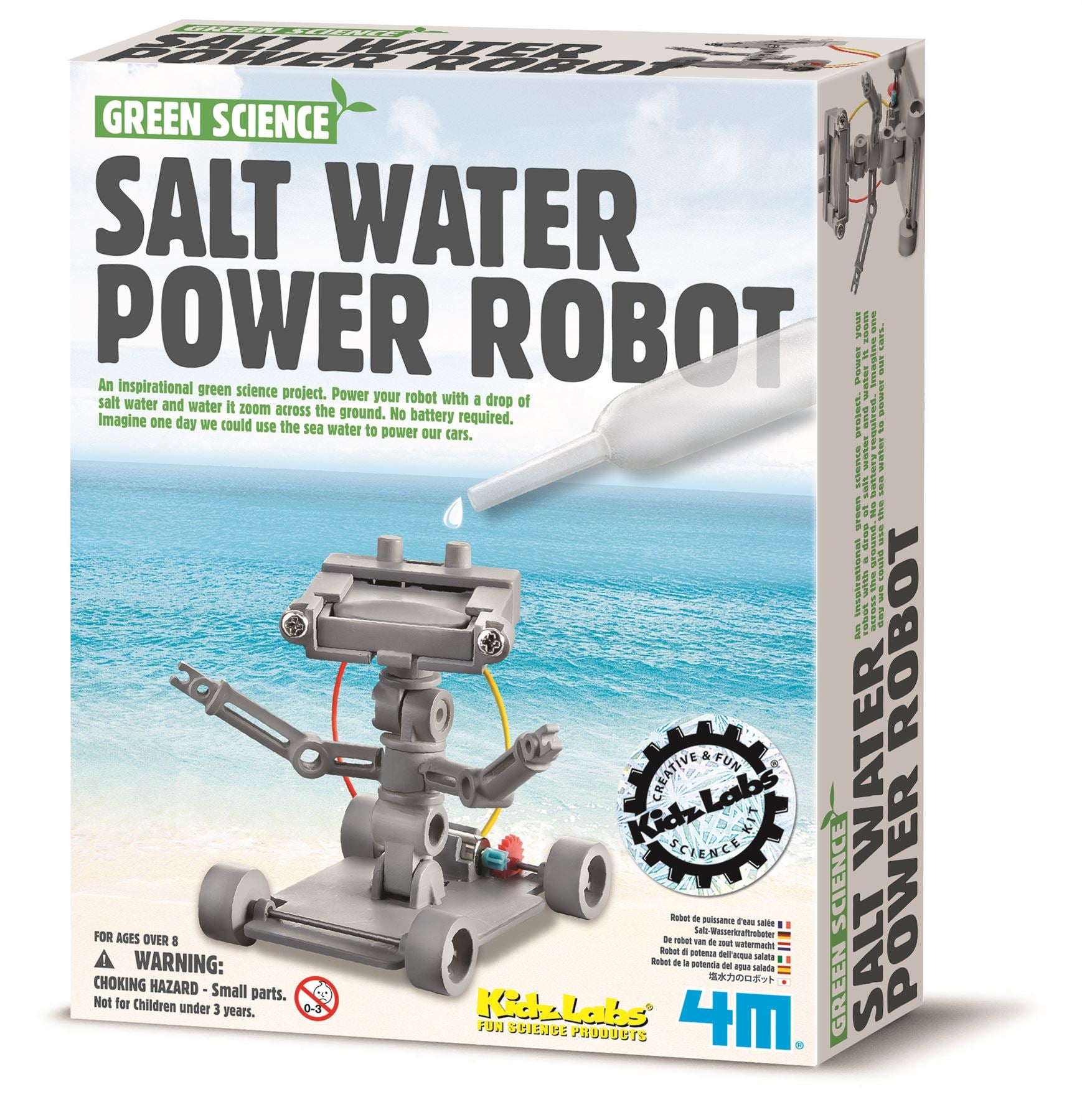 Great Gizmos 4M Green Science Salt-Powered Robot