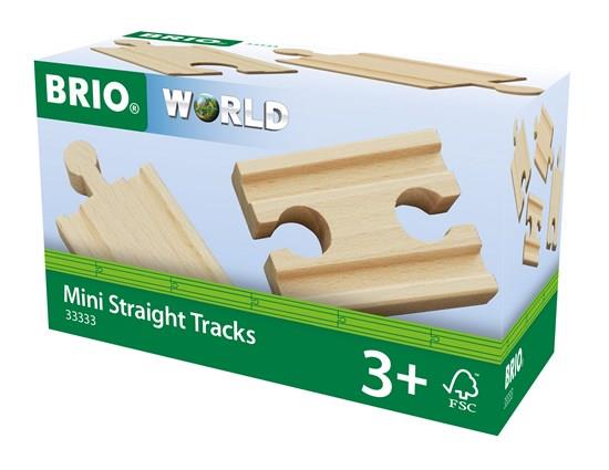 Brio World 33393 Mini Straight Tracks