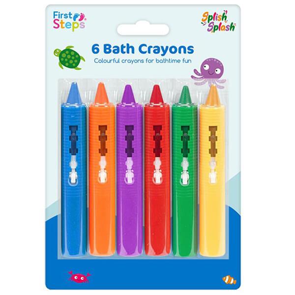 First Steps Bath Crayons 6 Pack