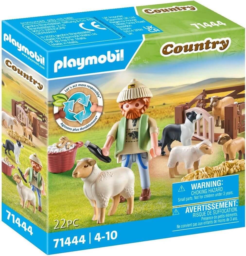 Playmobil Country 71444 Young Shepherd with Flock of Sheep