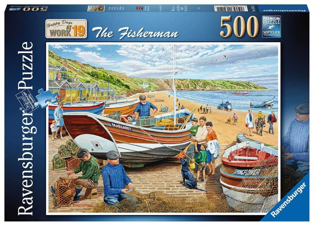 Ravensburger Happy Days at Work No. 19 The Fisherman 500 Piece Jigsaw Puzzle