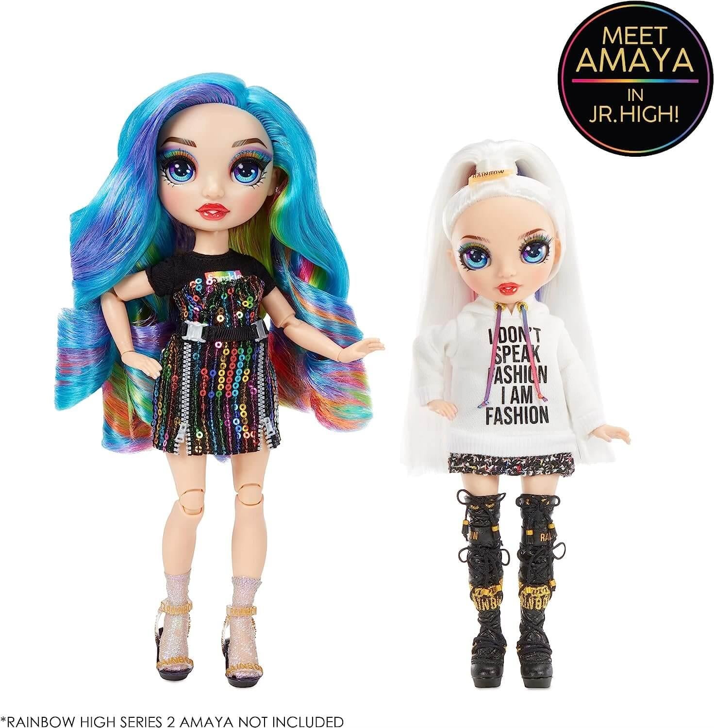 Rainbow High Jr High Special Edition Amaya Raine - 9" Rainbow Posable Fashion Doll