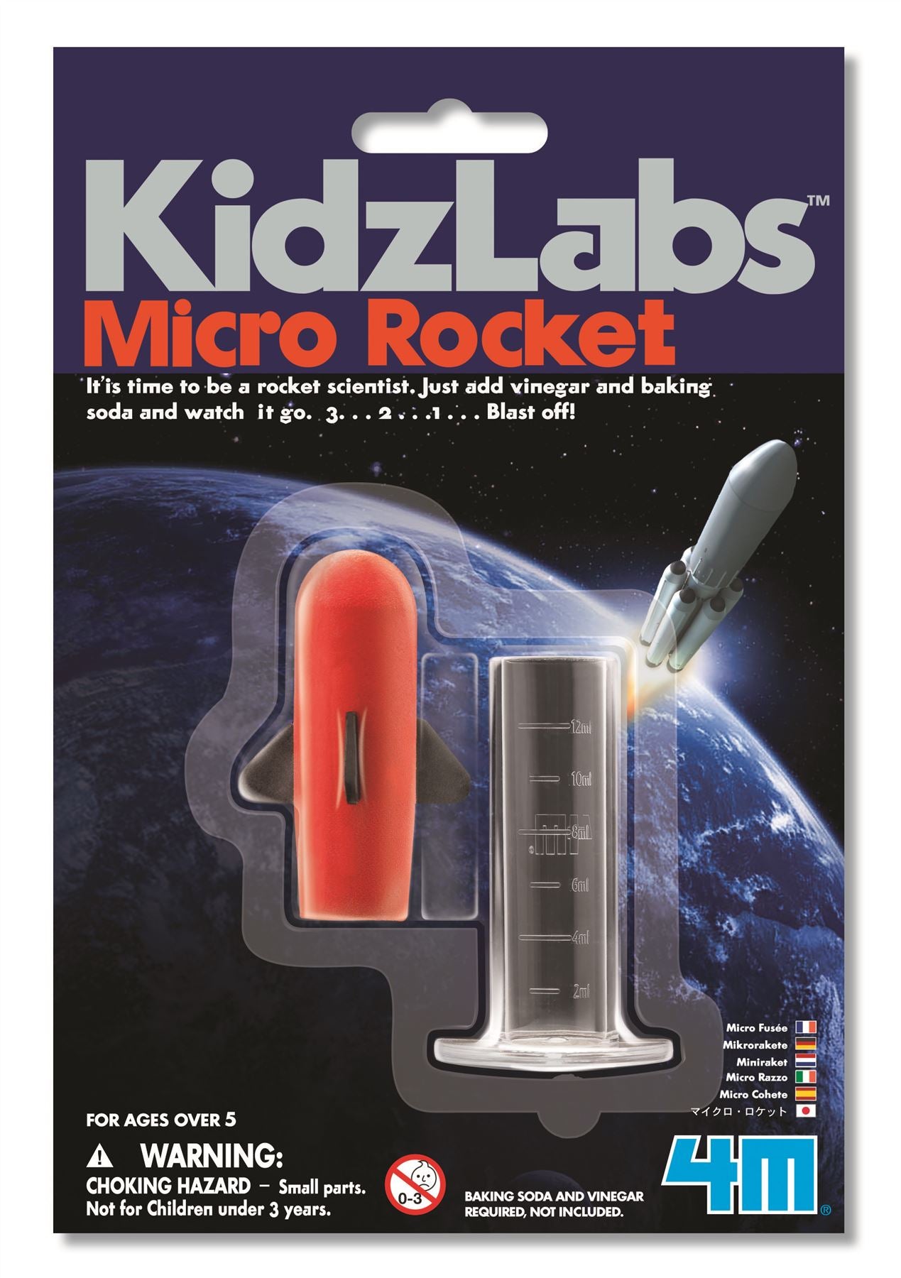 Great Gizmos 4M Kidz Labs Micro Rocket