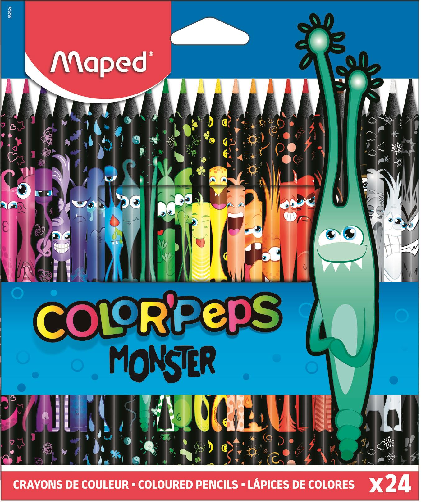 Maped Colour'Peps Monster Pencils x 24