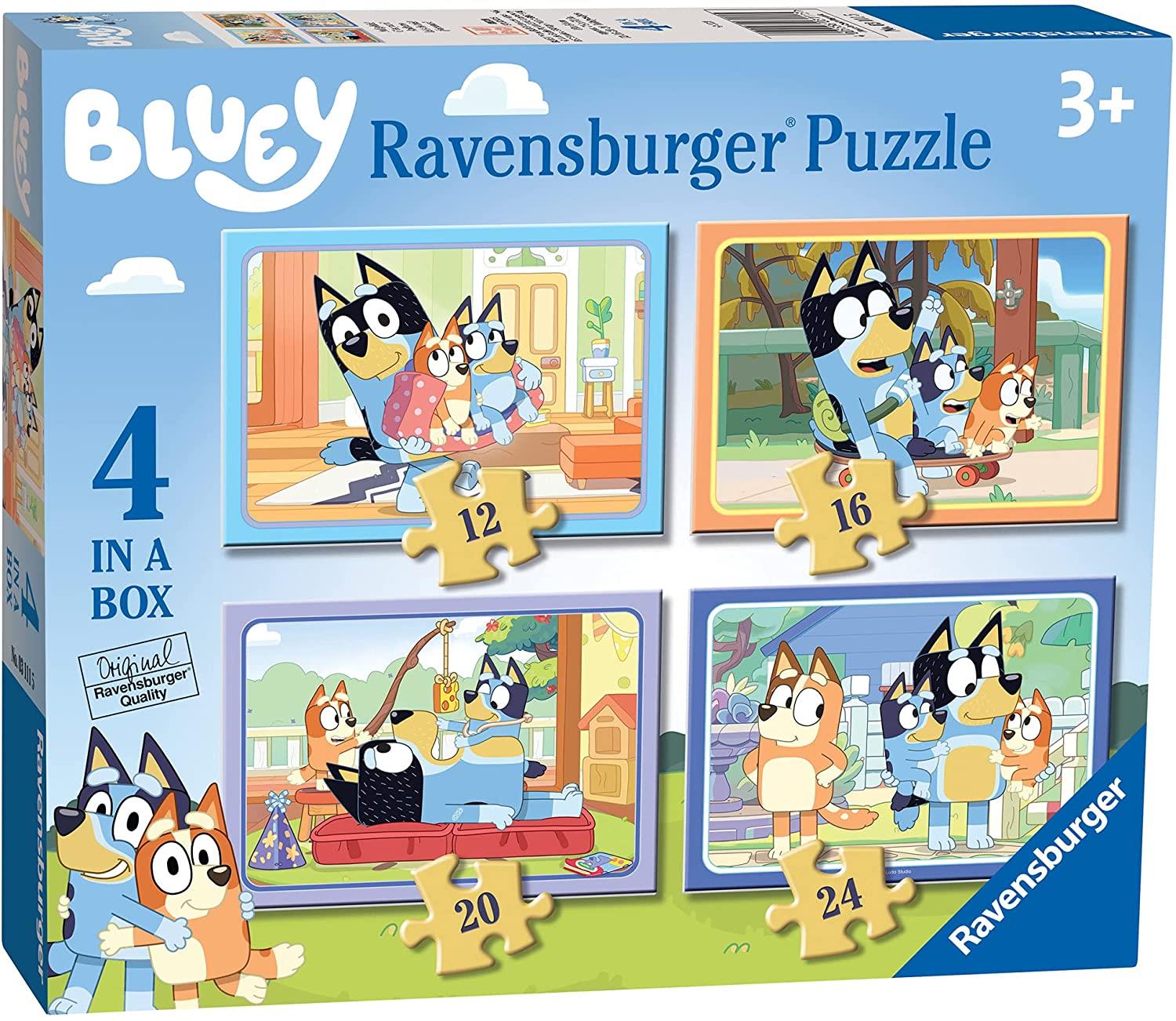 Ravensburger Bluey 4 in A Box Jigsaw Puzzle