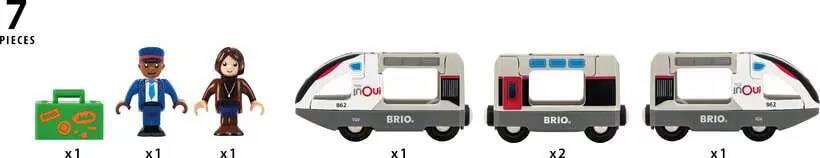 Brio Trains of the world 36087 TGV INOUI Train