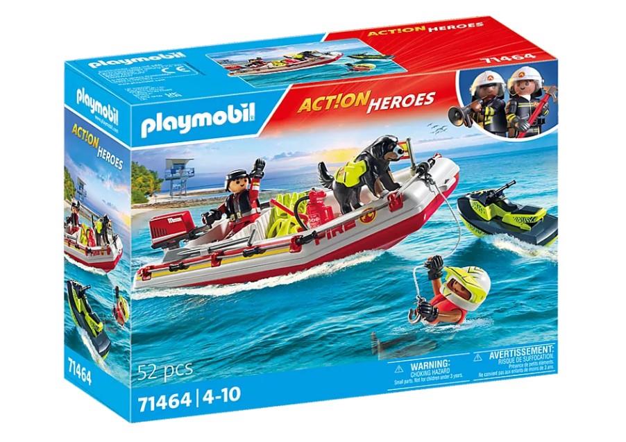 Playmobil Action Heroes 71464 Fireboat with Aqua Scooter